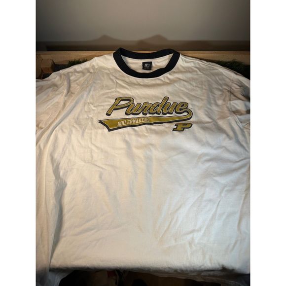 Vintage Starter Purdue Boilermakers Shirt XL - Picture 2 of 6